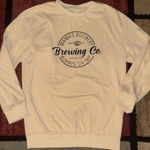 Women’s Breast Feeding Sweatshirt Boobery Brewing Co
